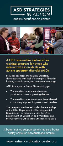 Autism Center Rack Card