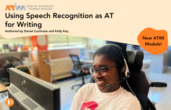 ATIM Speech Recognition as AT for Writing