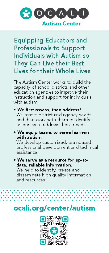 Autism Center Rack Card